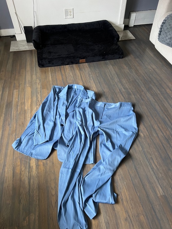 Other - Light Blue Women's Suit Jacket and Pants Set